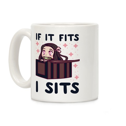 If It Fits, I Sits (Nezuko) Coffee Mug