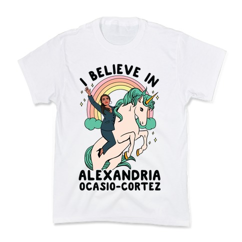 I Believe in Alexandria Ocasio-Cortez Kids T-Shirt