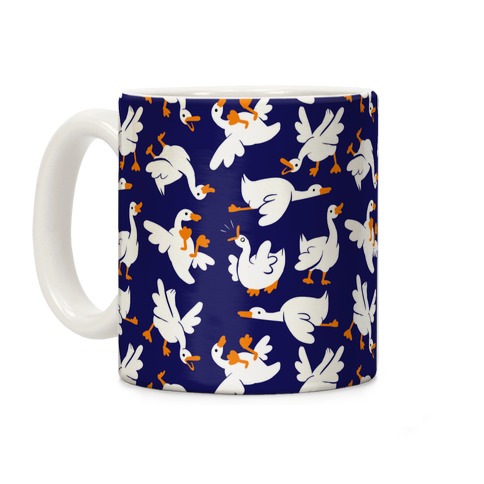 Goose Pattern Coffee Mug