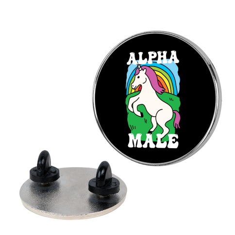 Alpha Male Unicorn Pin