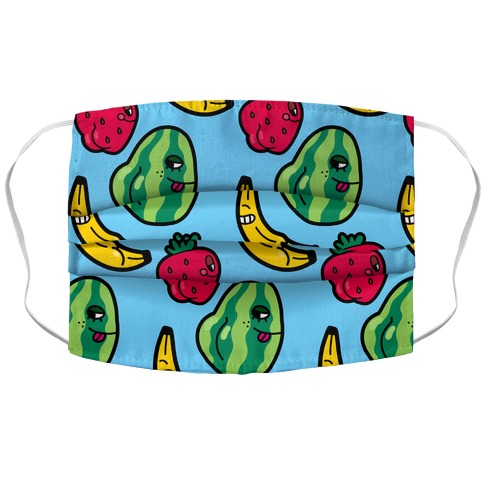 Fruity Booty Accordion Face Mask