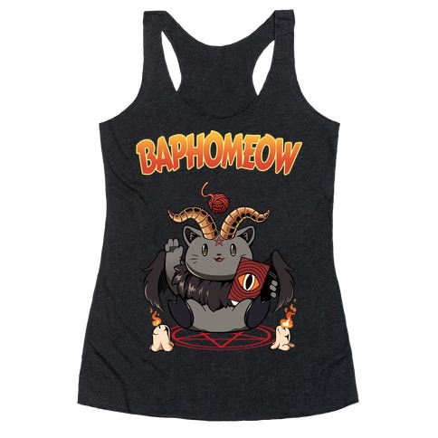 Baphomeow Racerback Tank Top