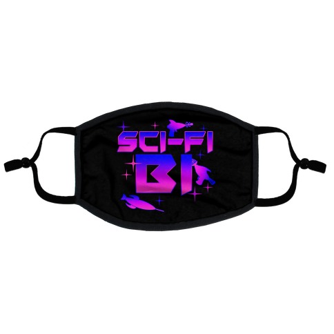 Sci-Fi Bi Flat Face Mask