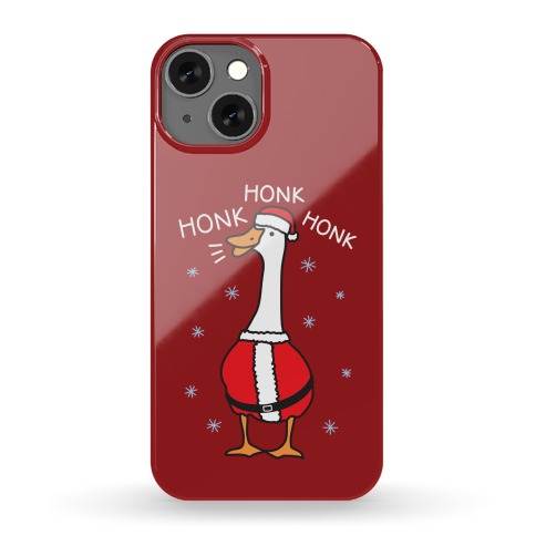 Honk Honk Honk Santa Goose Phone Case