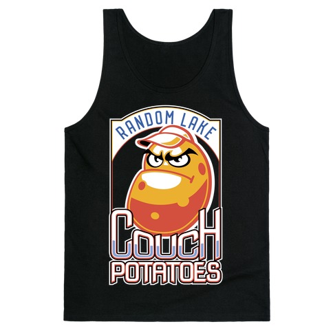 Couch Potatoes Fake Sports Team Tank Top
