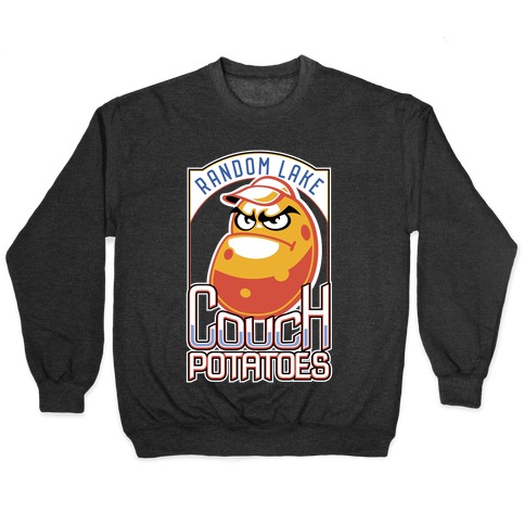 Couch Potatoes Fake Sports Team Pullover