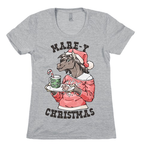 Mare-y Christmas Womens T-Shirt
