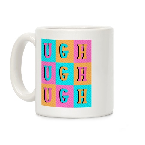 Ugh Pop Art Style Coffee Mug
