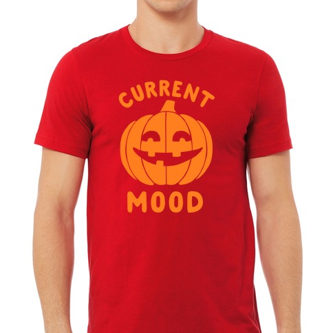 Halloween Spooky T-Shirt Haunted Jack-o'-Lantern House Orange Cotton Nice  Mens L