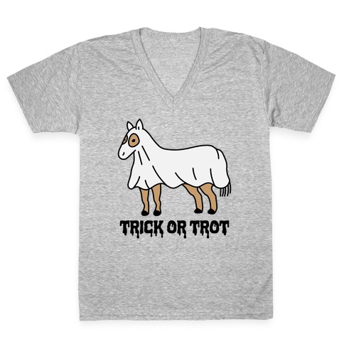 Trick Or Trot V-Neck Tee Shirt