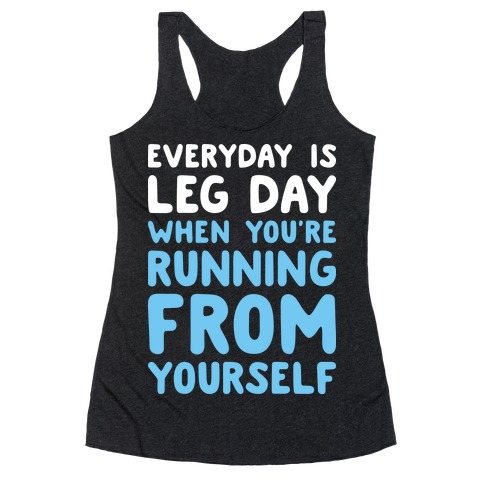 Running From Yourself Racerback Tank Top