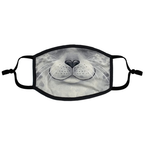 Seal Mouth Flat Face Mask