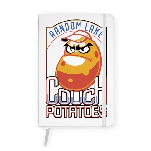 Couch Potatoes Fake Sports Team Notebook