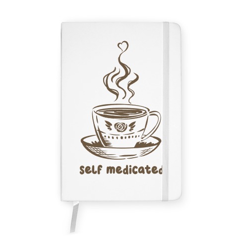 Self Medicated Coffee Notebook