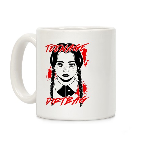 Teenage Dirtbag Wednesday Addams Coffee Mug