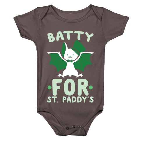 Batty for St. Paddy's Baby One-Piece