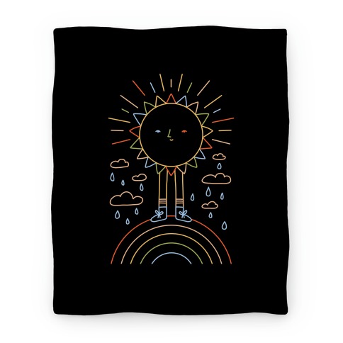 Solar Power Rainbow Blanket