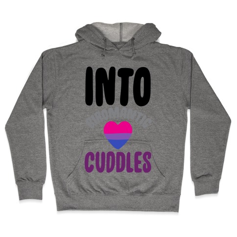 Into Biromantic Cuddles Hooded Sweatshirt