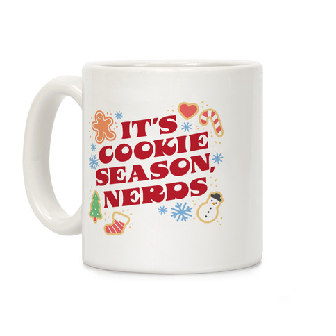 It's Cookie Season, Nerds Christmas Coffee Mug