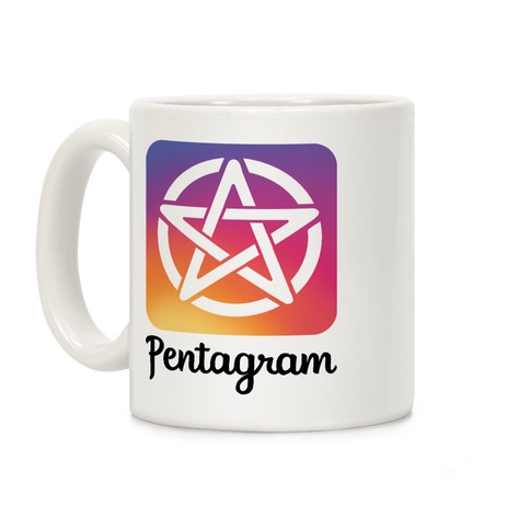 Pentagram Instagram Parody Coffee Mug