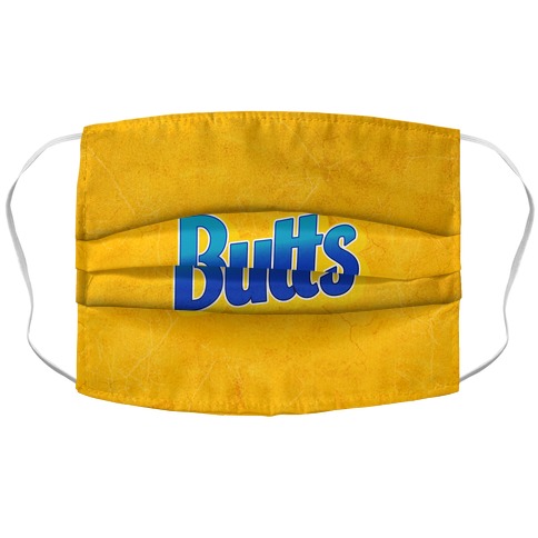 Butts Candy Logo Accordion Face Mask