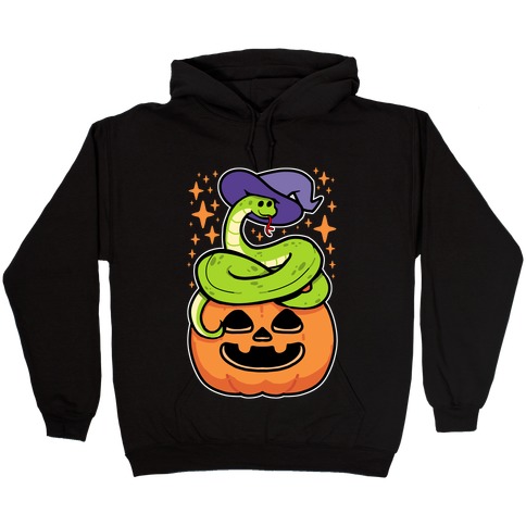 Cute Halloween Snake Hooded Sweatshirt