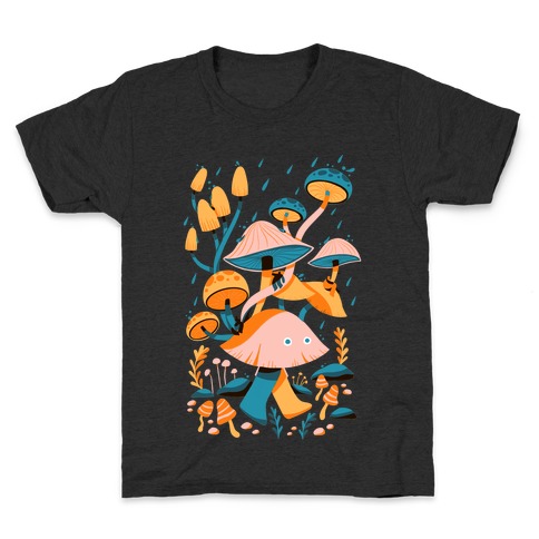 Mushroom Forest Spirits Kids T-Shirt