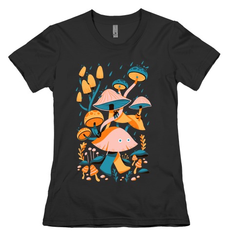 Mushroom Forest Spirits Womens T-Shirt