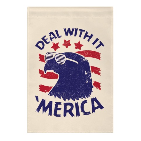 Deal With It Garden Flag