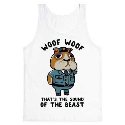 Woof Woof That's the Sound of the Beast Booker Tank Top