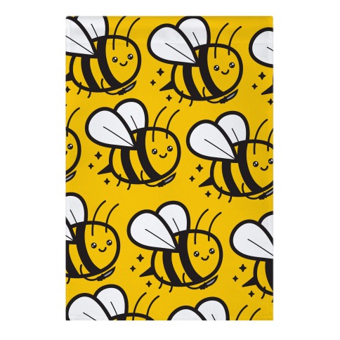 Bee With Knife Garden Flag