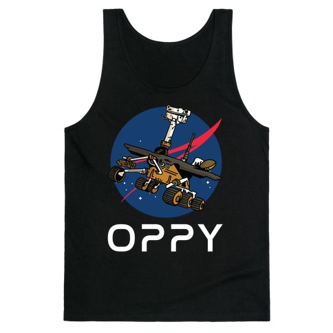Oppy Nasa Parody Logo Tank Top