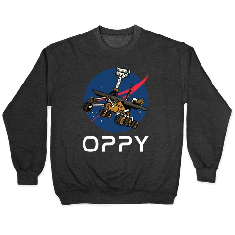 Oppy Nasa Parody Logo Pullover