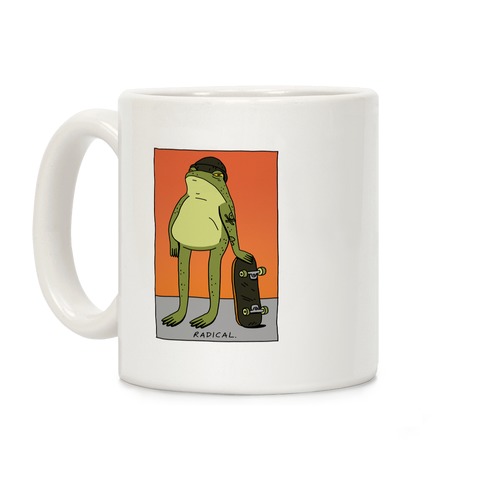 Radical Frog Skater Coffee Mug