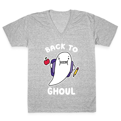 Back to Ghoul V-Neck Tee Shirt