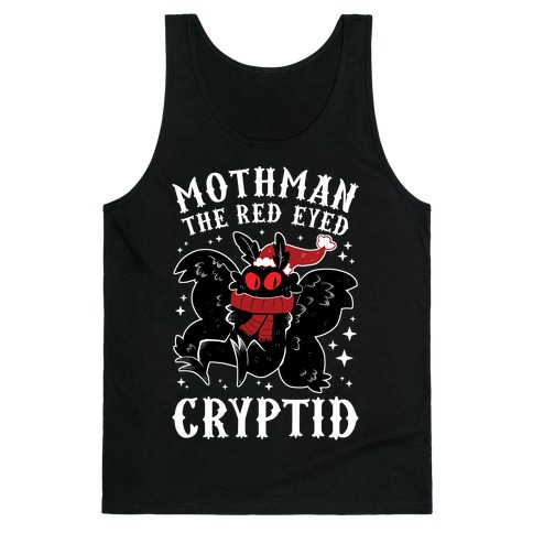 Mothman The Red Eyed Cryptid Tank Top