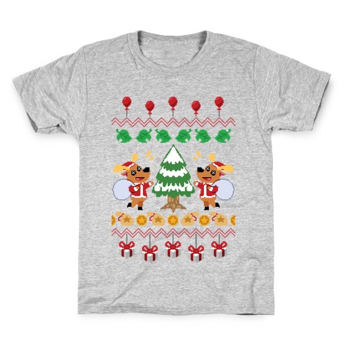 Jingle Animal Crossing Ugly Sweater Kids T-Shirt
