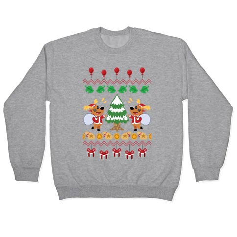 Jingle Animal Crossing Ugly Sweater Pullover