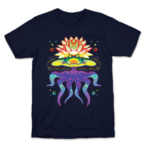 Psychedelic Lily Frog T-Shirt