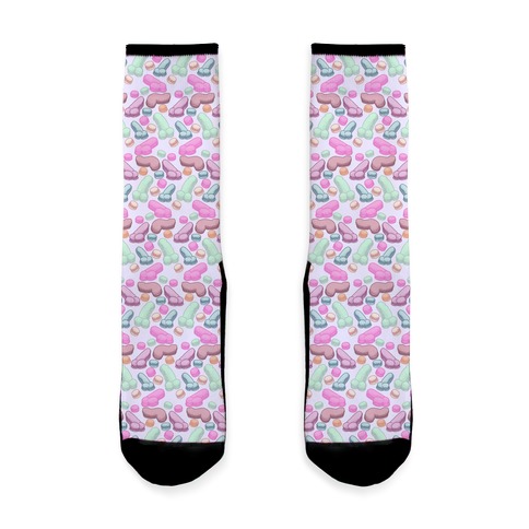 Macaron Peens Pattern Sock