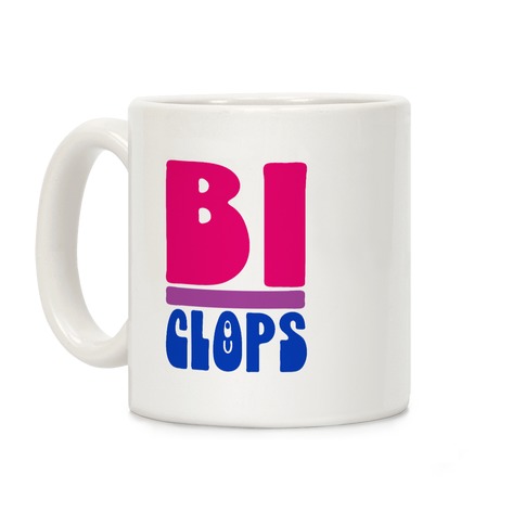 Bi-Clops Bisexual Cyclops Parody Coffee Mug