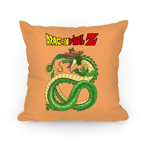 Dragon Y'all Z Pillow