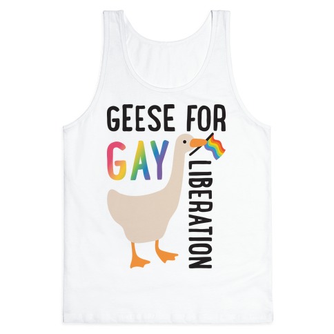 Geese For Gay Liberation Tank Top