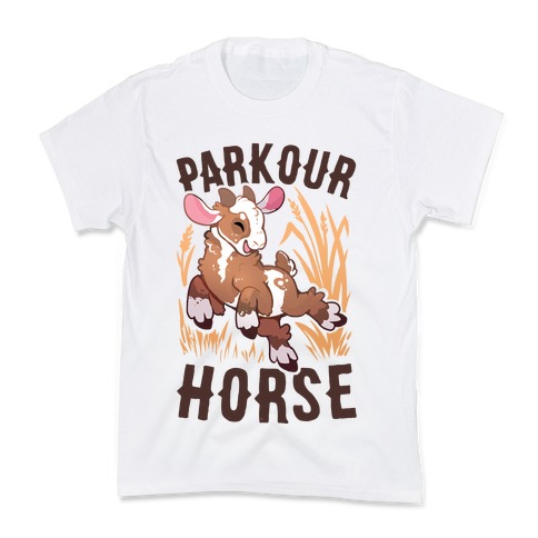 Parkour Horse Kids T-Shirt