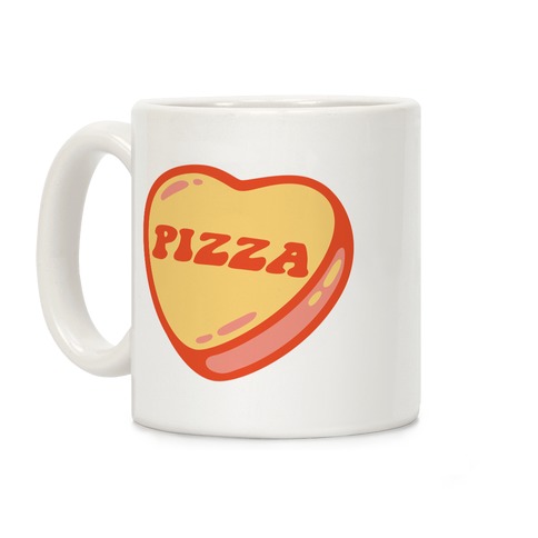 Pizza Candy Heart Coffee Mug