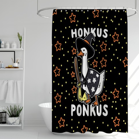 Honkus Ponkus Shower Curtain