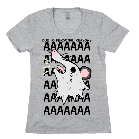Due To Personal Reasons AAAA Womens T-Shirt