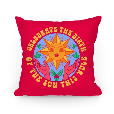 Yule Birth of the Sun Pillow