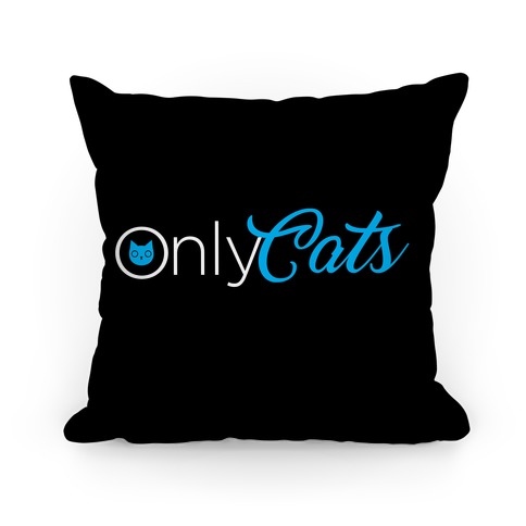 OnlyCats Parody Pillow