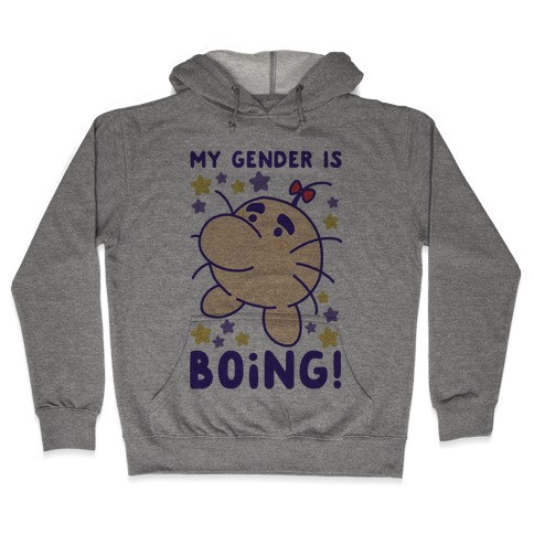 My Gender is Boing! - Mr. Saturn Hooded Sweatshirt